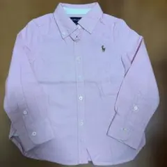 Ralph Lauren ラルフローレン　キッズ　長袖シャツ 3T ピンク