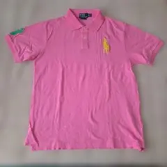 Polo by Ralph Lauren ピンクポロシャツ XXL