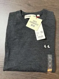 【新品タグ付き】アニヤハインドマーチ メリノクルーネックセーター グレー S