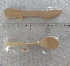木製スプーン＆バターナイフ 2本セットのサムネイル