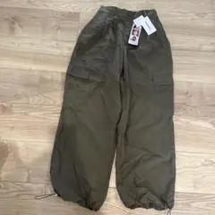 新品　しまむら　おさき　VEHEMENT.. パラシュート　パンツ　茶色