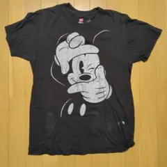 Hanes ミッキーマウス Tシャツ ブラック