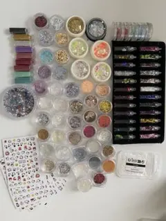 ラメ ホログラム ネイルパーツ 金箔 まとめ売り