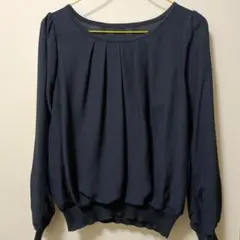 MICHAEL KLEIN　ネイビー シャツ　サイズ38