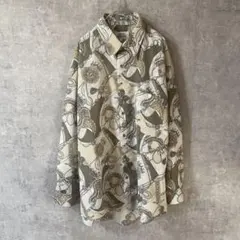 RORE POP ホースチェーン柄 総柄シャツ 長袖 トップス L