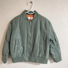 H&M MA-1 ブルゾン カーキ 100cm