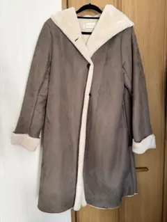 chocol raffine robe フード付きロングコート