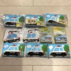 パトカー グッズ 消しゴム ティッシュ 묶음 판매 防犯グッズ マスキングテープ