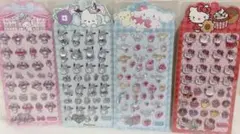 8枚セット　2026 新作　海外　正規品　サンリオ　ぷっくりシール