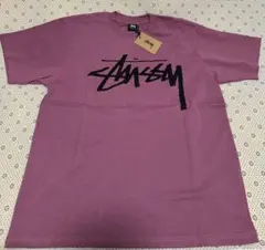 Stussy ロゴ Tシャツ パープル