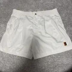 90s 00s NIKE 白タグ テニスロゴ ワンポイント ショートパンツ