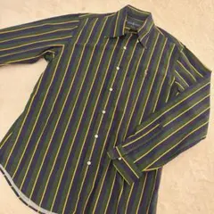 美品⭐︎ラルフローレン⭐︎クラシックフィット ストライプシャツ L