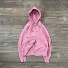 00s OLD UNIQLO ダブルジップ パーカー S archive 短丈