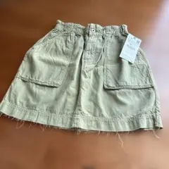 【新品未使用】ZARA ベージュ ミニスカート Sサイズ