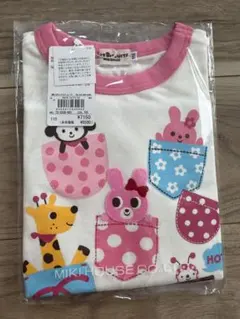 MIKI HOUSE うさぎ刺繍 Tシャツ ピンク 100定価30800円 - メルカリ