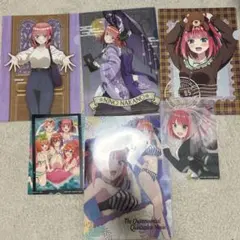 五等分の花嫁 中野二乃 クリアファイル 5枚セットのサムネイル