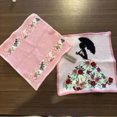 FEILER 花柄 ハンカチ 2枚セット