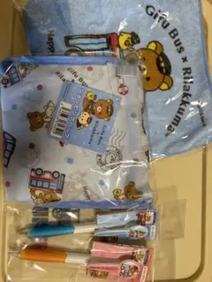 リラックマ タオル・ペンセット・エコバッグの4点セット