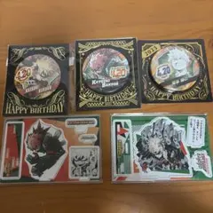 爆豪勝己バースデー缶バッジ、アクリルスタンドまとめ売り