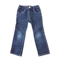 BeBe　ハート刺繍デニムパンツ （100サイズ）キッズ ボトムスのサムネイル