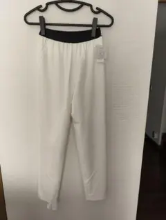 ラ・コルテ エイジレス ウール混ストレッチパンツ(ペチパンツ付) ホワイト S