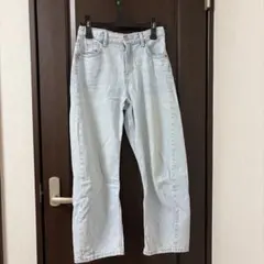 ライトブルー デニムパンツ ハイウエストのサムネイル