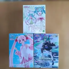 【新品未開封＆即購入可‼️】初音ミク フィギュア３体セット