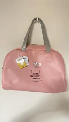 SNOOPY ピンク ボストンバッグ