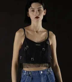 FETICO FLOWER PRINT GATHERED TOP - メルカリ