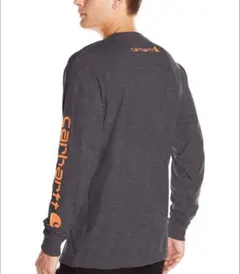 【タイムセール！】Carhartカーハート 長袖カットソー ダークグレー