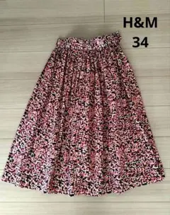 新品☆H&M☆花柄スカート34