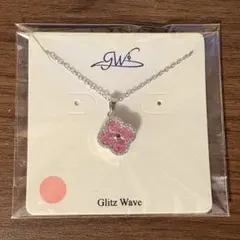 【ネックレス】LuLuDiy Glitz Wave お花 シルバー