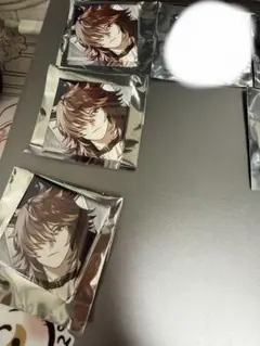 OVER REQUIEMZ スクエア缶バッジ　ノイル　4点