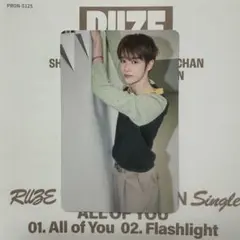RIIZE ALL OF YOU 東京ドーム限定トレカ　ソンチャン