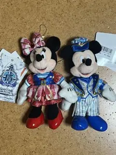 ディズニーシー15周年限定　新品・タグあり　ぬいぐるみ　キーホルダー　ミッキー