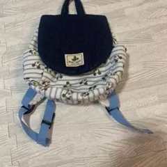 ミッキーマウス　デニム調　ベビーリュック　⭐️美品　ディズニー