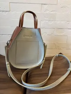 glanb.m シルバー 2wayショルダーバッグ