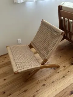 キューバチェア　アクタス限定　チーク材オイル仕上　ペーパーコード　カールハンセン