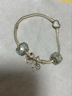 PANDORA ブレスレット ウミガミ 正規 S925 チャームセット 18cm - メルカリ