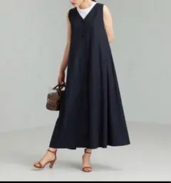 【新品】ユナイテッドアローズ ⭐︎2way ジレ　マキシワンピ 36