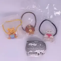ディズニーTwinkleゴム　3個セット【くまのプーさん・レディ・ベイマックス】