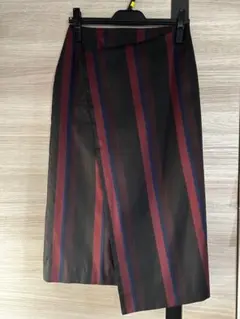 【Demi-Luxe BEAMS】ストライプ　ラップ　タイトスカートのサムネイル