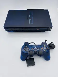 PlayStation 2 本体 ミッドナイトブルー ジャンク
