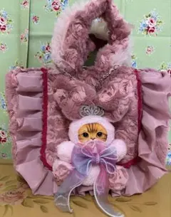 コヤンイサムチョン　薔薇ボア　フリル　取り外し可能着ぐるみ付