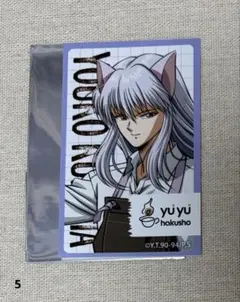 幽遊白書　 妖狐蔵馬　ウエイター　　ミニブロマイド　渋谷　pop up