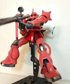 HG シャア専用ザク 塗装済完成品 ガンプラ