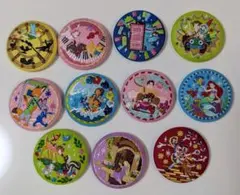 刺繍缶バッジ　ディズニー2　 ズートピア　トイ・ストーリー　など　計11種