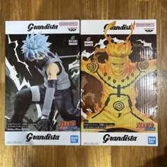ナルト疾風伝　はたけカカシ　うずまきナルト　grandista　フィギュアセット