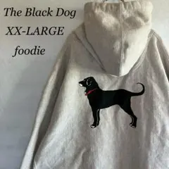 希少古着 The Black Dog パーカー バックプリント 肉厚 XXL