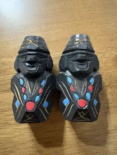 アイヌ木彫り　置物